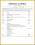 5 Sample Meeting Itinerary