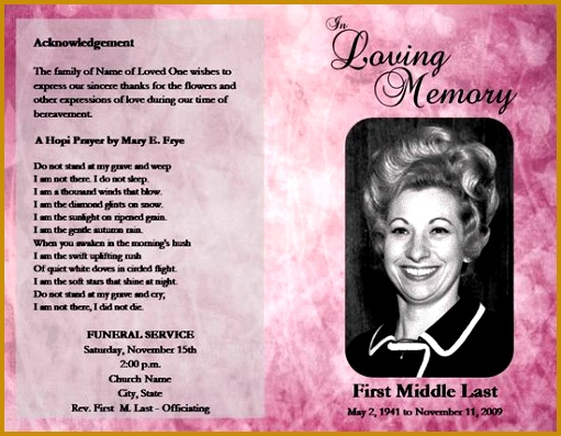 free obituary templateregularmidwesterners Resume and Templates HskzK9C5 397511