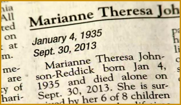 Life of torture The children of Marianne Theresa Johnson Reddick said they were 342589