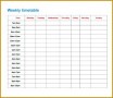 7 Sample Of Timetable and Schedule
