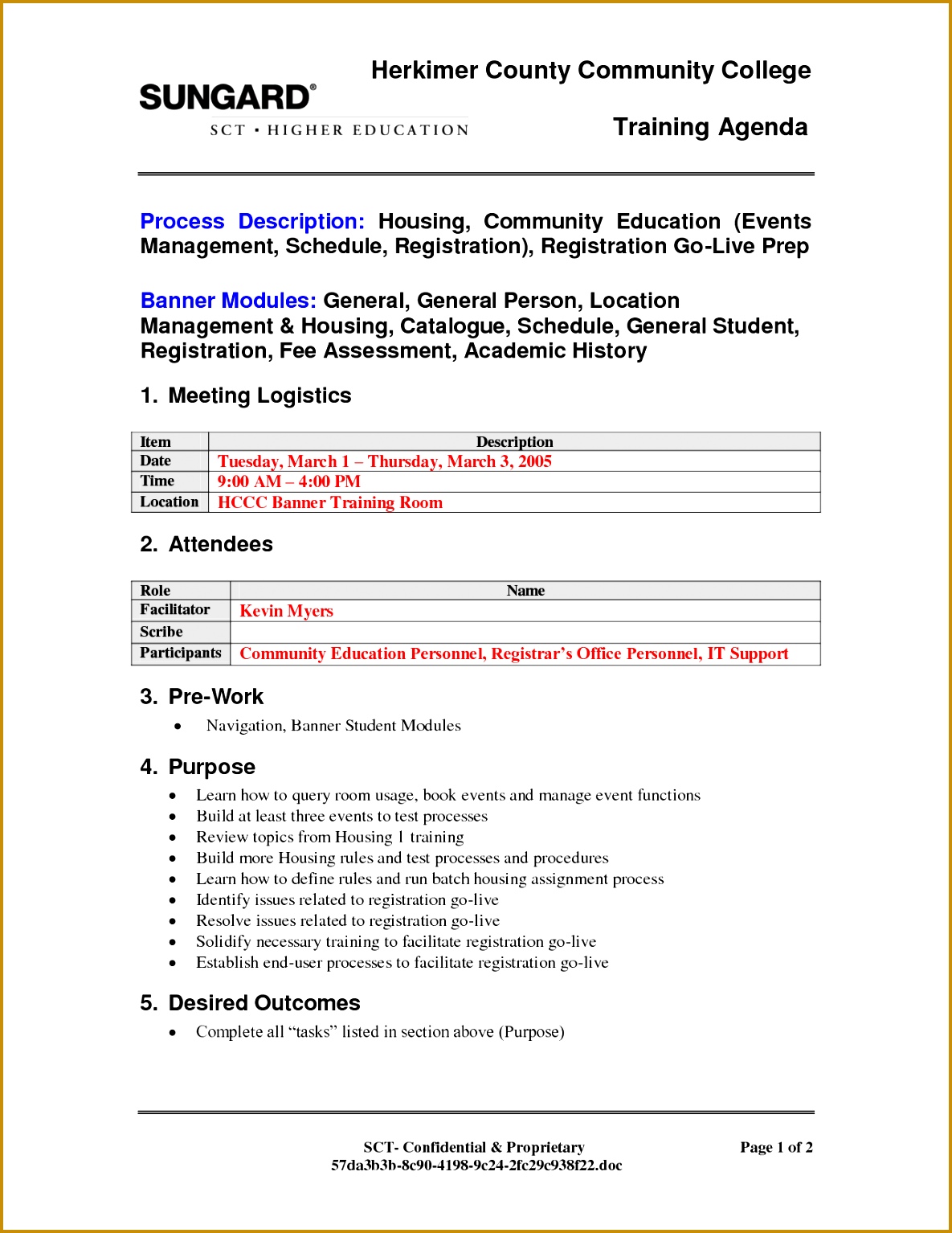 Amazing Sample Training Agenda Contemporary Resume Samples 15341185