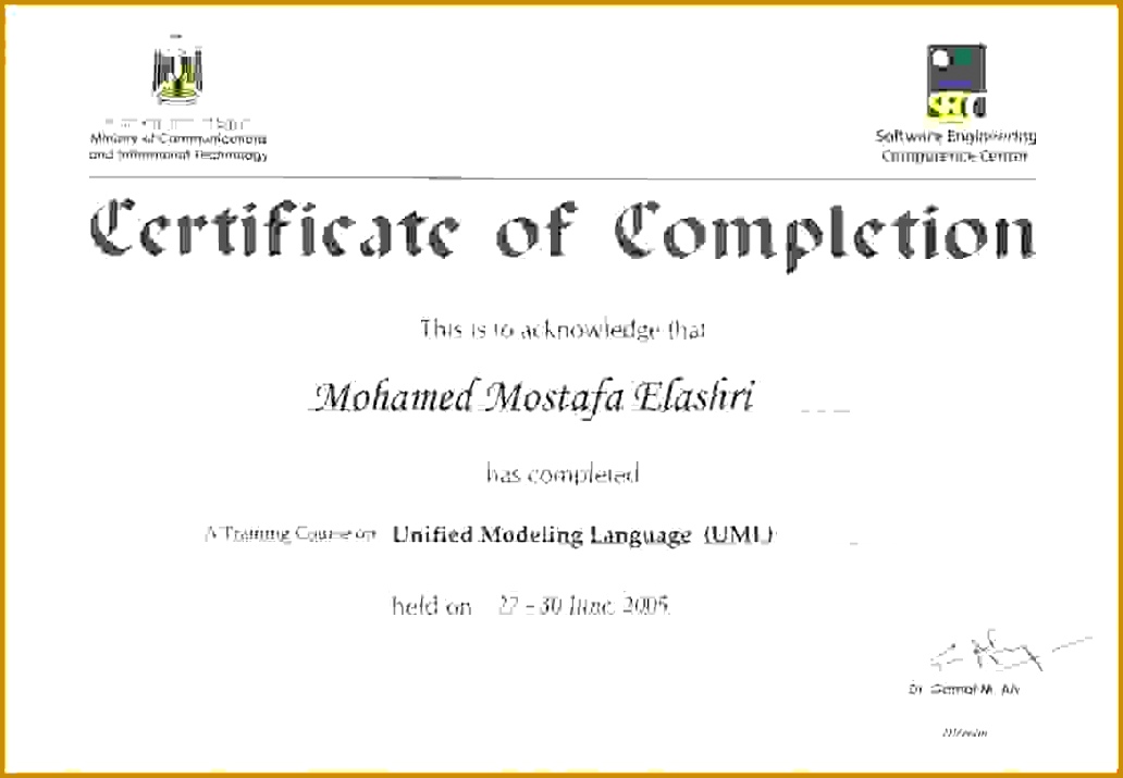 certificate of training template training certificate template 1 7151032