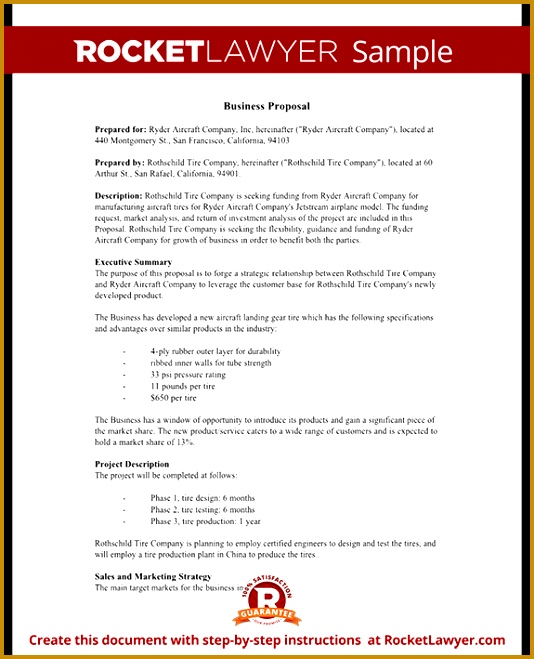 Business Proposal Templates Examples 659534