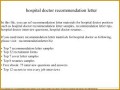 4 Samples Of Doctor Letters for Patients