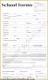 5 School Application form Template Word
