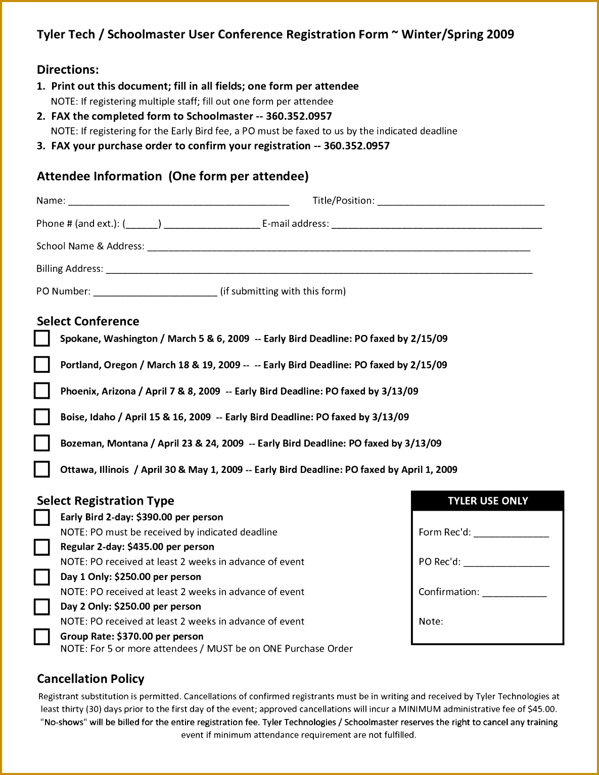 Stunning Blank And Registration Form Template Word 11851534