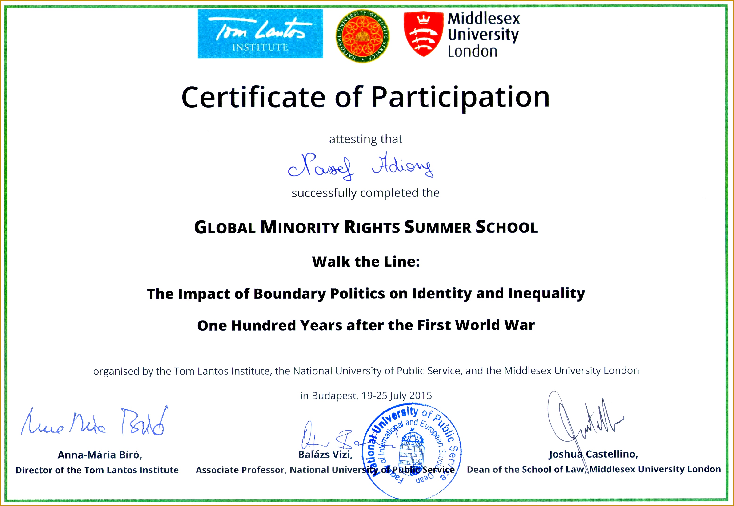 2016 World International Stu s mittee s WISC Exploratory Workshop on Alternative Cosmologies and Knowledge Systems in IR Institute for Research 31192153