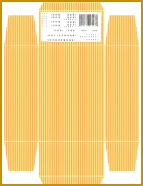 Free Printable Barbie Shoe Box Bottom scale shoe box pattern is saved as 373287