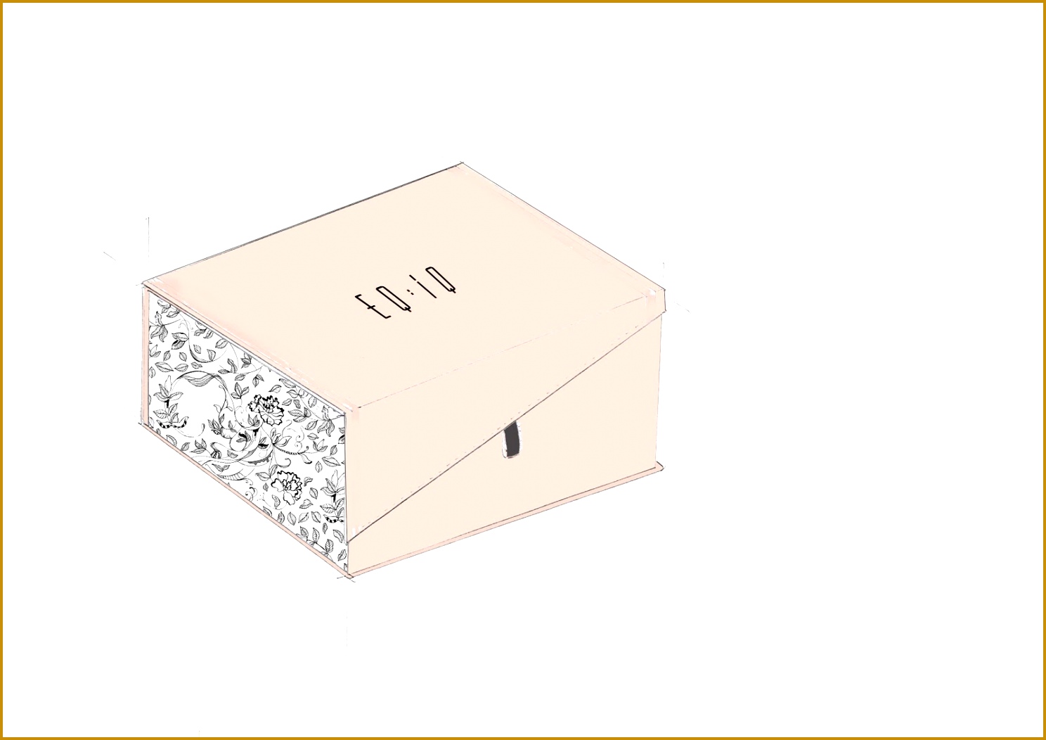 Kalo Make Pattern turns into a shoe box 10521488