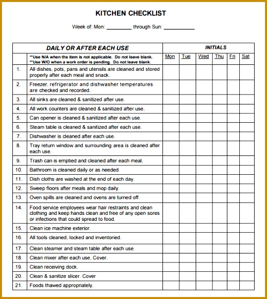 Sample Cleaning Schedule 4 Documents In Pdf 604539