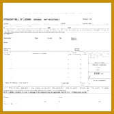 Straight Bill of Lading item 10 167167