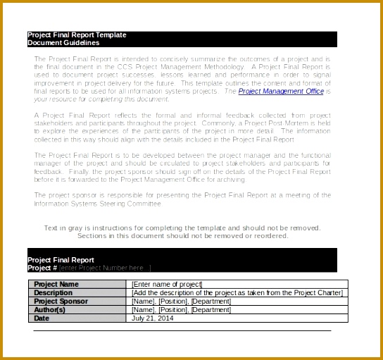 word project report template 511544