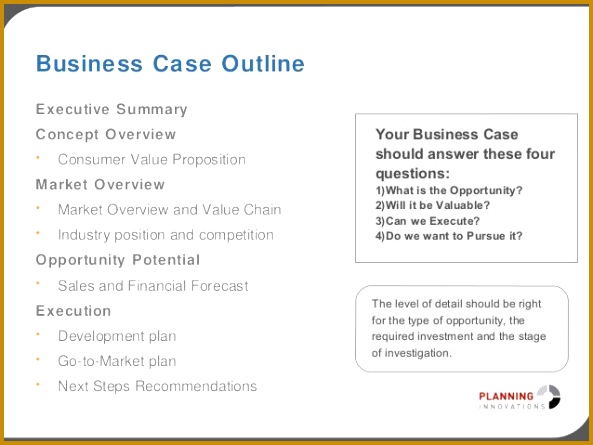 doc business case template free best photos simple 445593