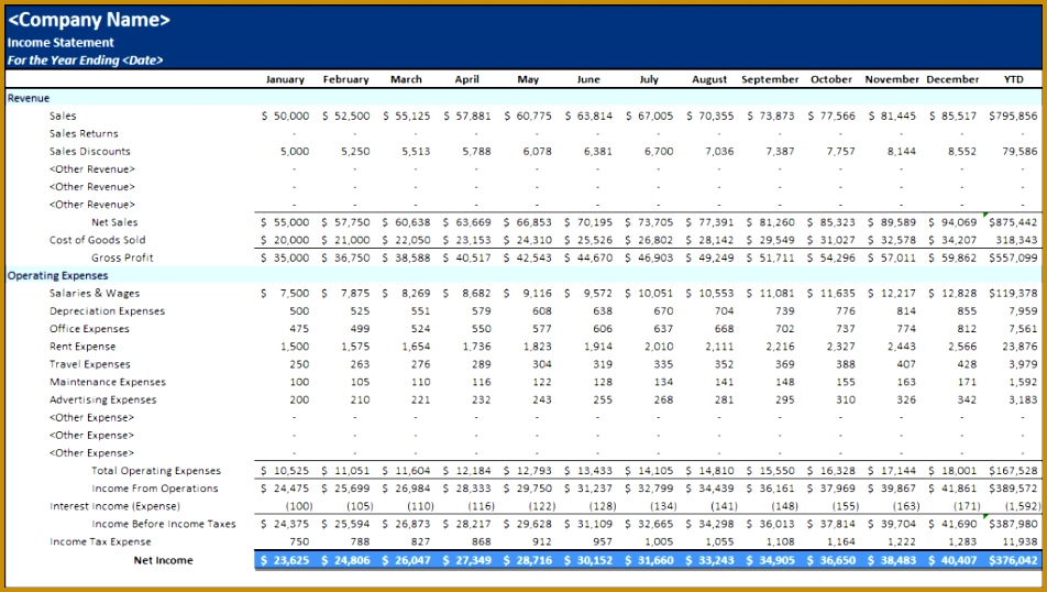 In e Statement Template 538952