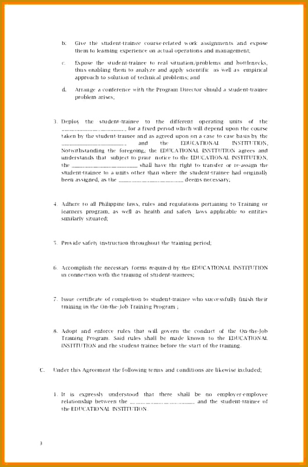 examples of memorandum of agreement morandum of agreement sample 3 926611