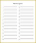 6 Simple Sign In Sheet Template