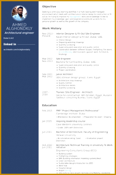 Interior Designer & Fit Out Site Engineer Resume samples 372558