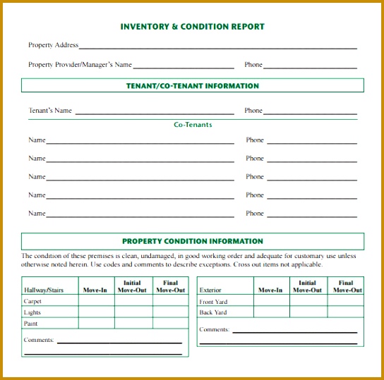 Sample Inventory Report 10 Documents In Pdf 544539