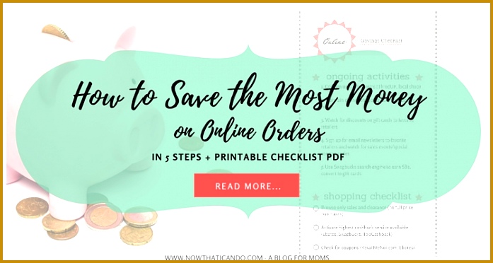 This blogger gives examples of how to never pay full price for anything online Learn 372697
