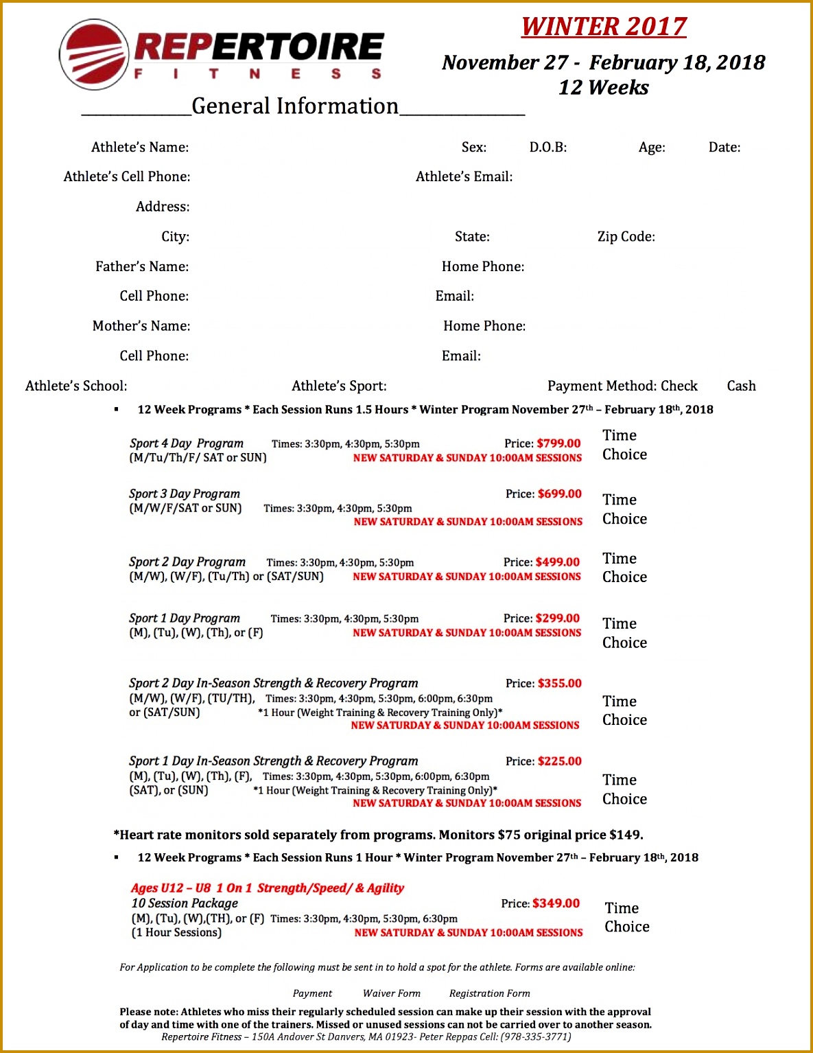 General Liability Release Rent Receipt Quotation Format Template Winter 2017 Registration Form General Liability Release Rent 15341185