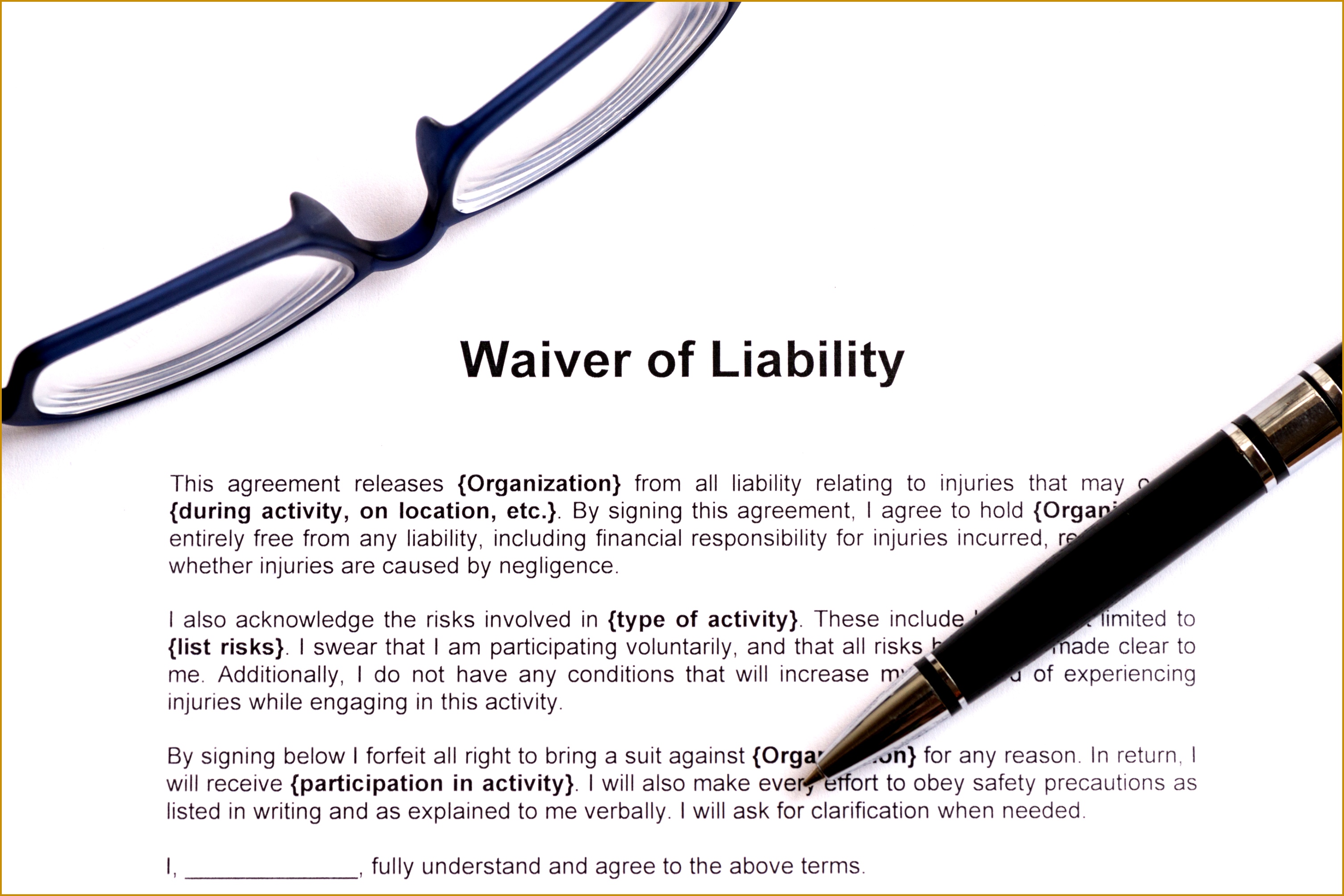 waiver of liability 20093011