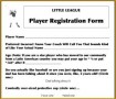 5 Sports Registration form Template Free