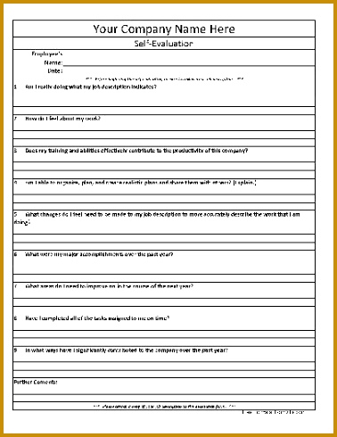  Staff Evaluation Form Template  Fabtemplatez