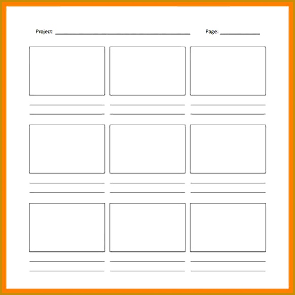 9 Storyboard Sheet 582582