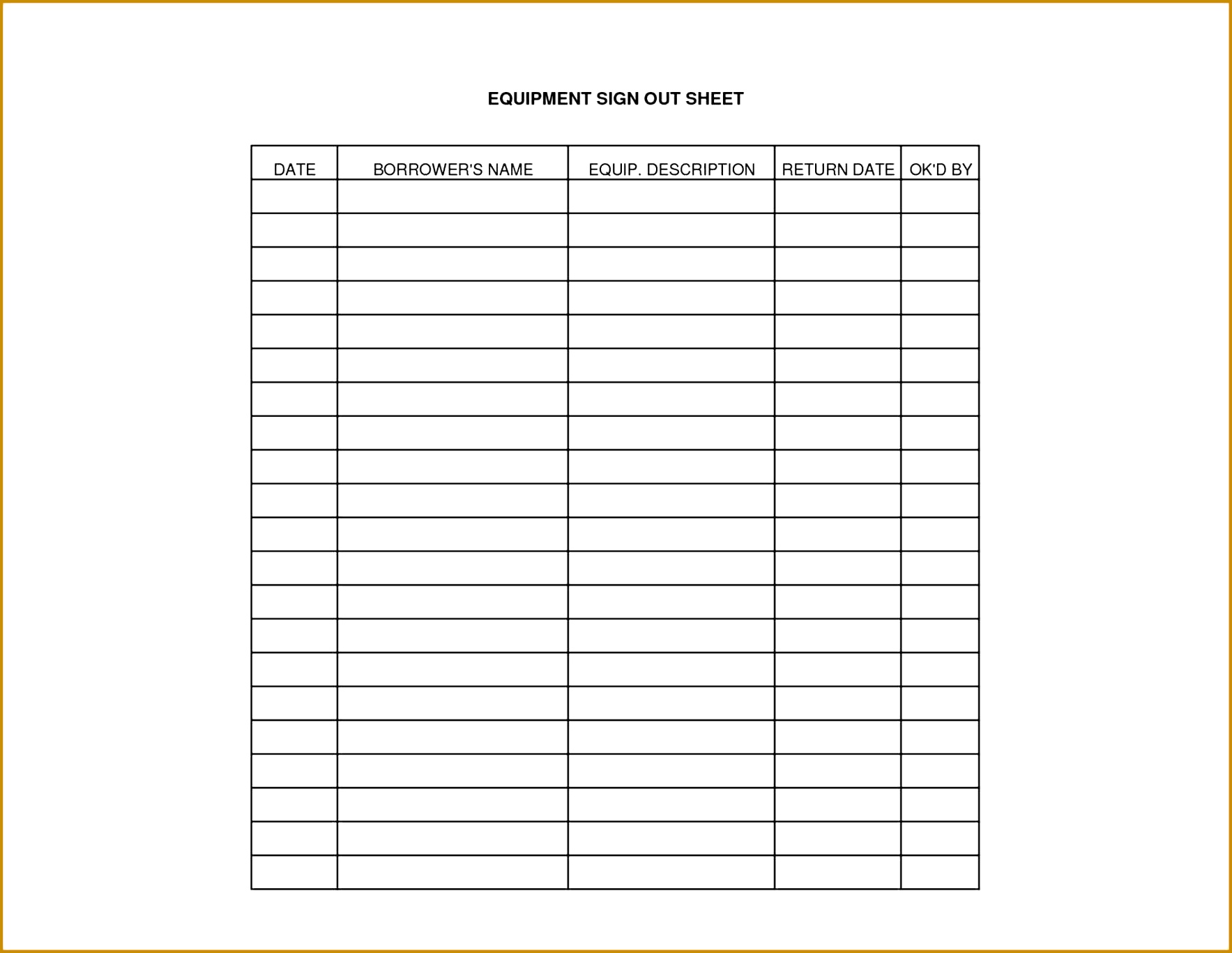 Sign In Sign Out Sheet Template In Out Sheet Template Education 17671367