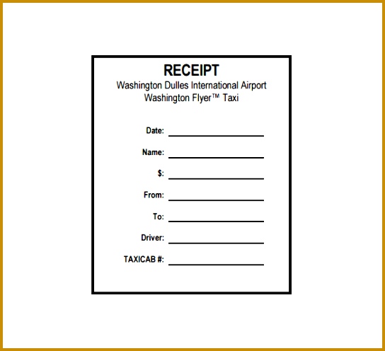 Printable Tax Receipt PDF Free Download 496544