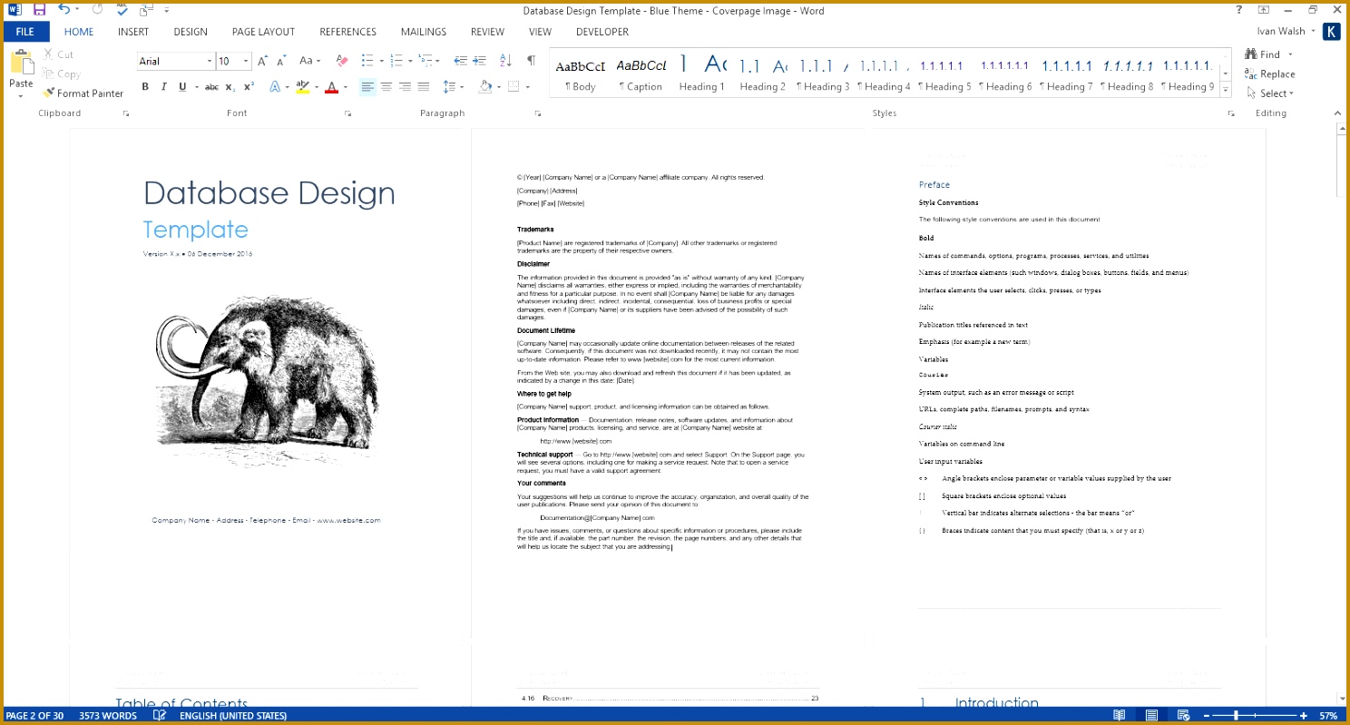 database design template ms word 1 7991488