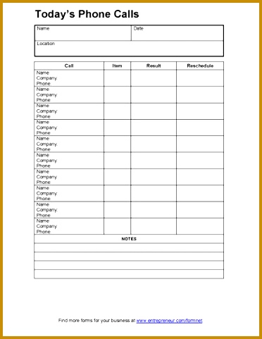 Phone Call Organizer 481372