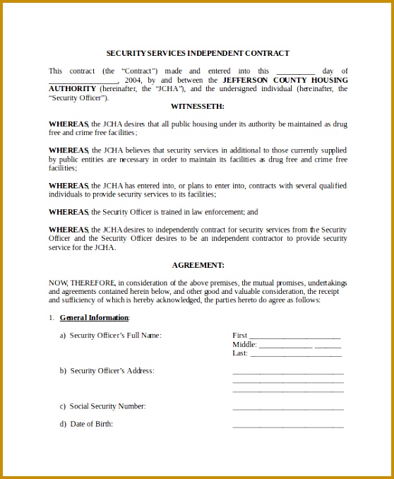 Security Service Independent Proposal Template 678558