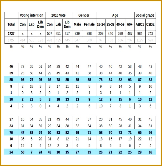 Simple Survey Report Template Download In XLS 558544
