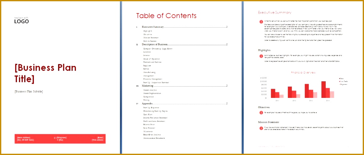 Business Plan Template 4941159
