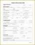 3 Tenancy Application form Template