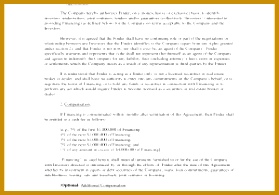 Joint Venture Term Sheet Sample and 12 Sample Agreement Letter Actor Resumed 195279