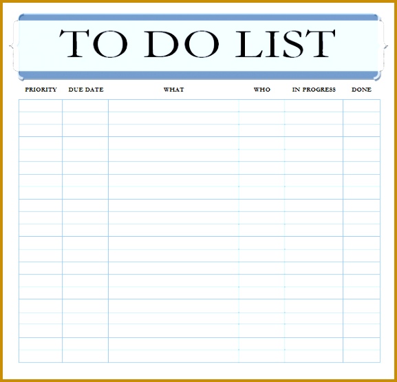 To Do Lists 555577