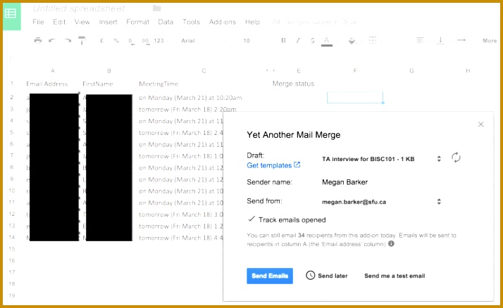 If you want it tracks how many of your emails have been read And then you can then see the applicant confirmation emails fly in 438714