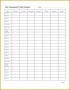 4 Time Slot Sign Up Sheet Template