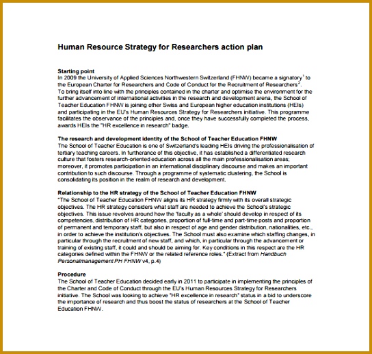 Human Resource Planning Example Ex 517544