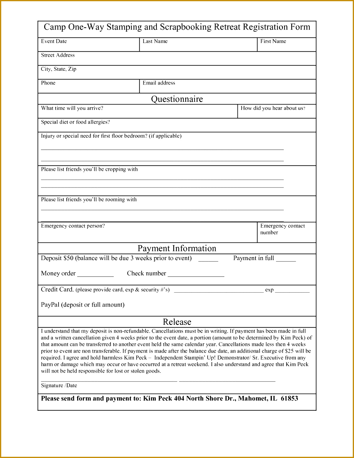 Free Registration Form Template Word Want a FREE refresher course here 15341185
