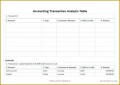 7 Transaction Sheet Template