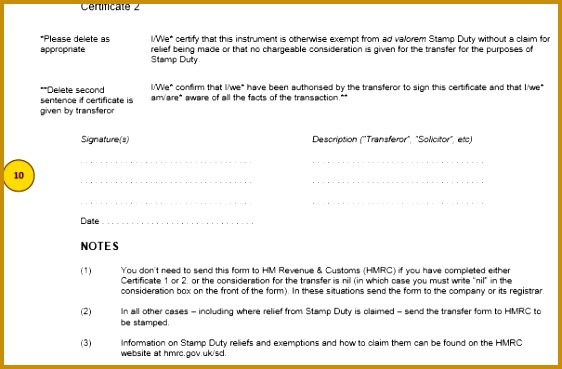 stock transfer form template stock transfer form j30 template and guide inform direct template 369562