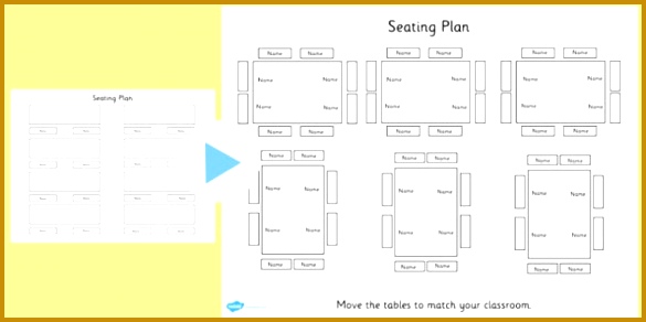 Editable Table Seating Plan PowerPoint table seating plan 292585