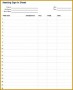 7 Vendor Sign In Sheet Template