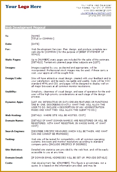 Useful Web Design Proposal Resources Tools And Apps with regard to Website Design Proposal Template 661451