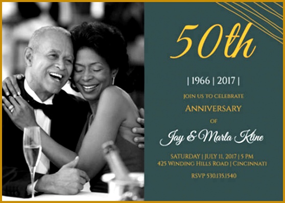 Modern Wedding Anniversary Program Template 398558