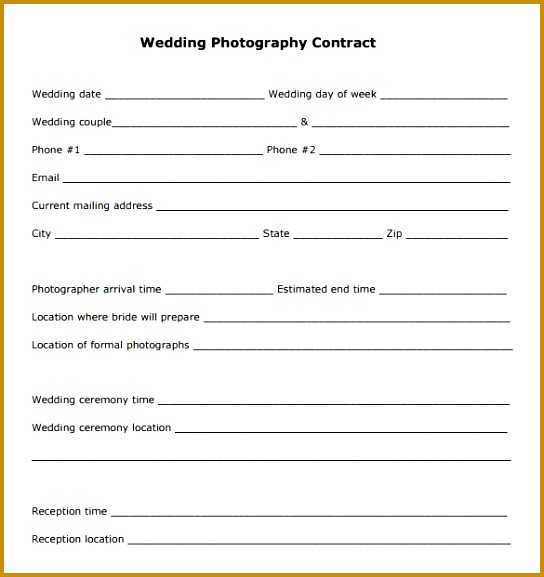 Corporate graphy Contract Template 544577