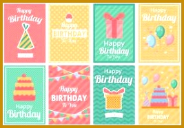 Free Birthday Party Template Invitation Vector 267186